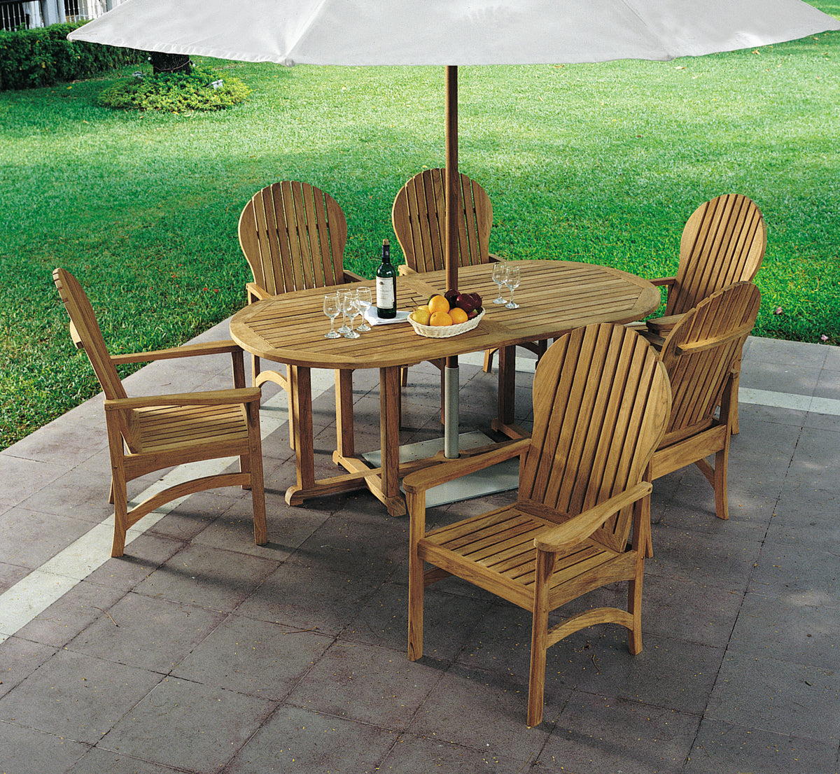 ESSEX OVAL DINING TABLE Kingsley Bate Outdoor Furniture Australia