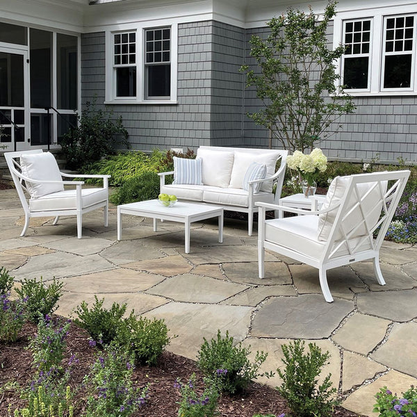 MEREDITH ALUMINIUM Ottoman