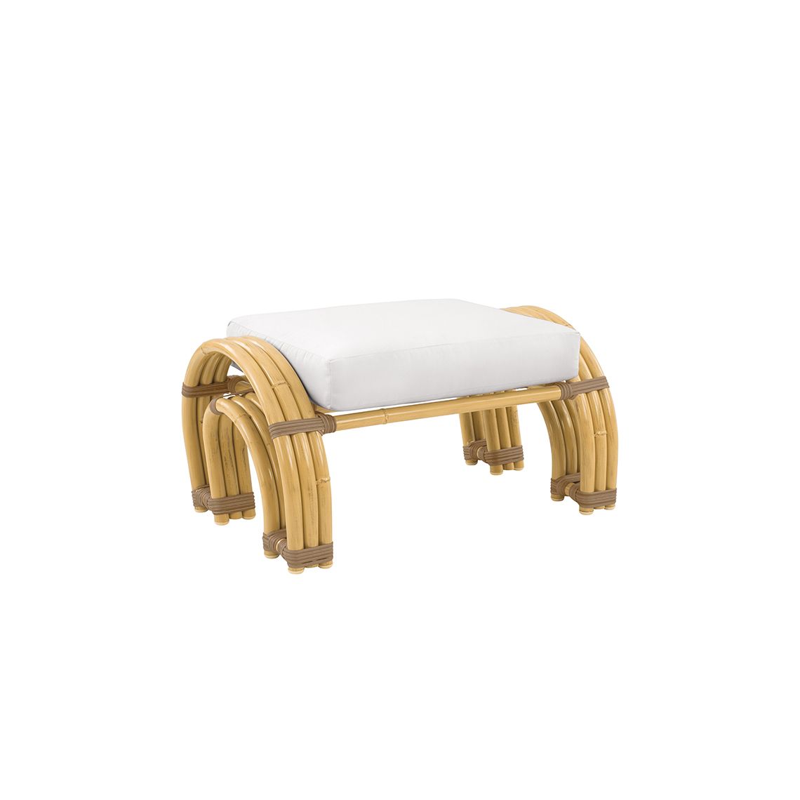 PALM SPRINGS ALUMINIUM OTTOMAN