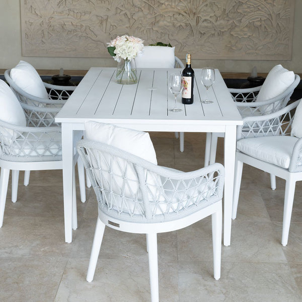 Tribeca (Aluminium) Dining Table - 183cm