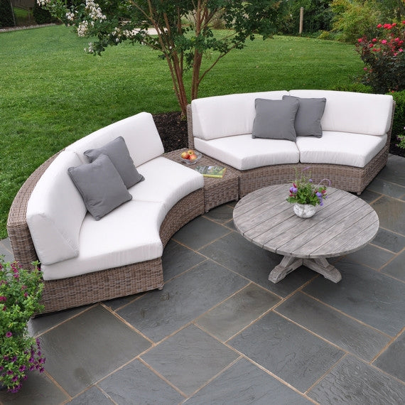 SAG HARBOR SECTIONAL CURVED WEDGE/TABLE