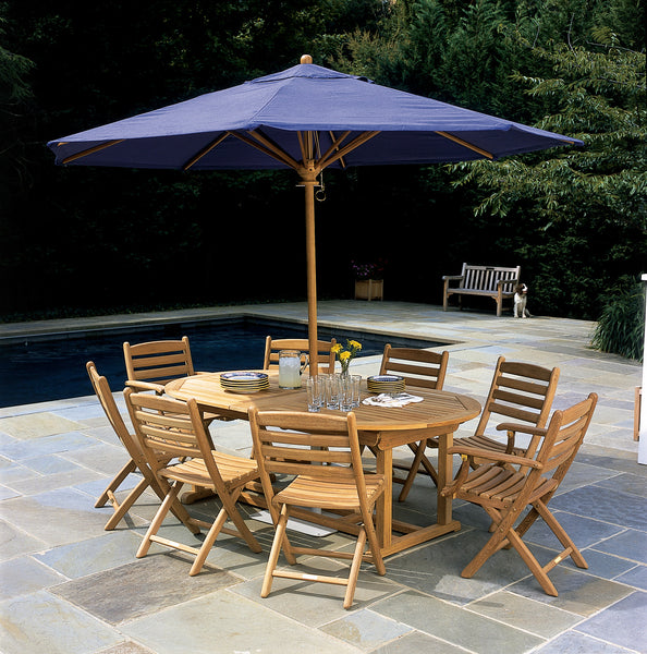 ESSEX OVAL EXTENSION TABLE 203-290cm