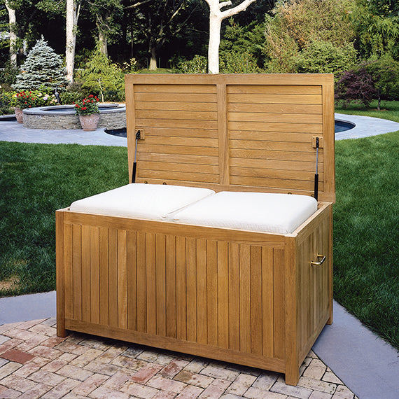 TEAK CUSHION BOX