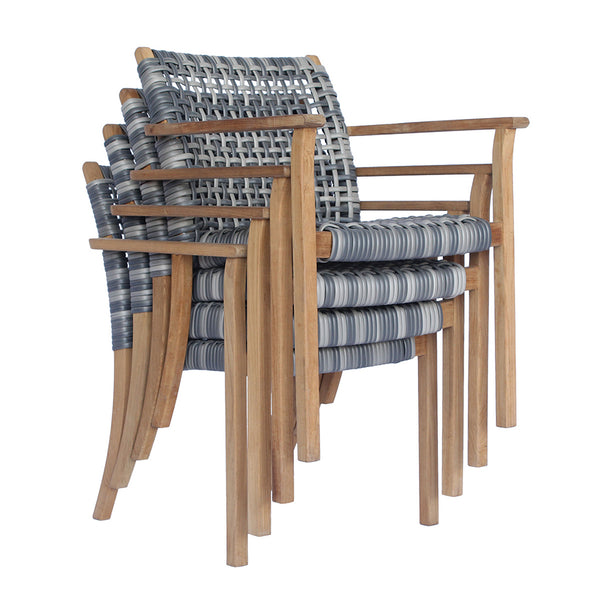 CATHERINE TEAK Dining Arm Chair