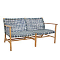 CATHERINE TEAK Club Settee