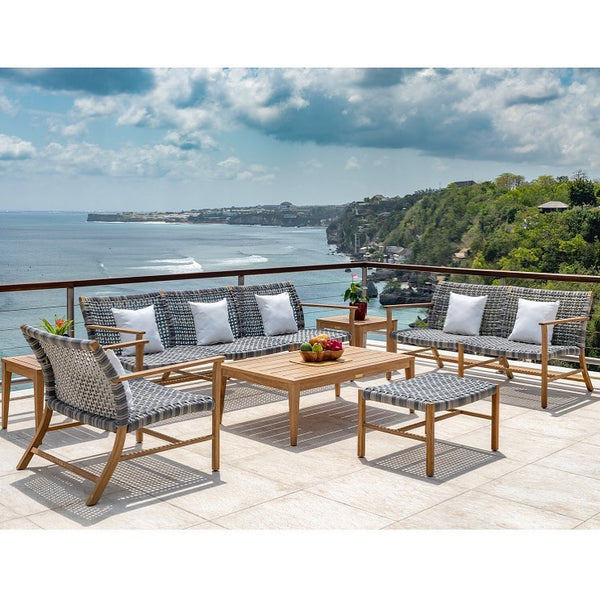 CATHERINE TEAK Club Settee