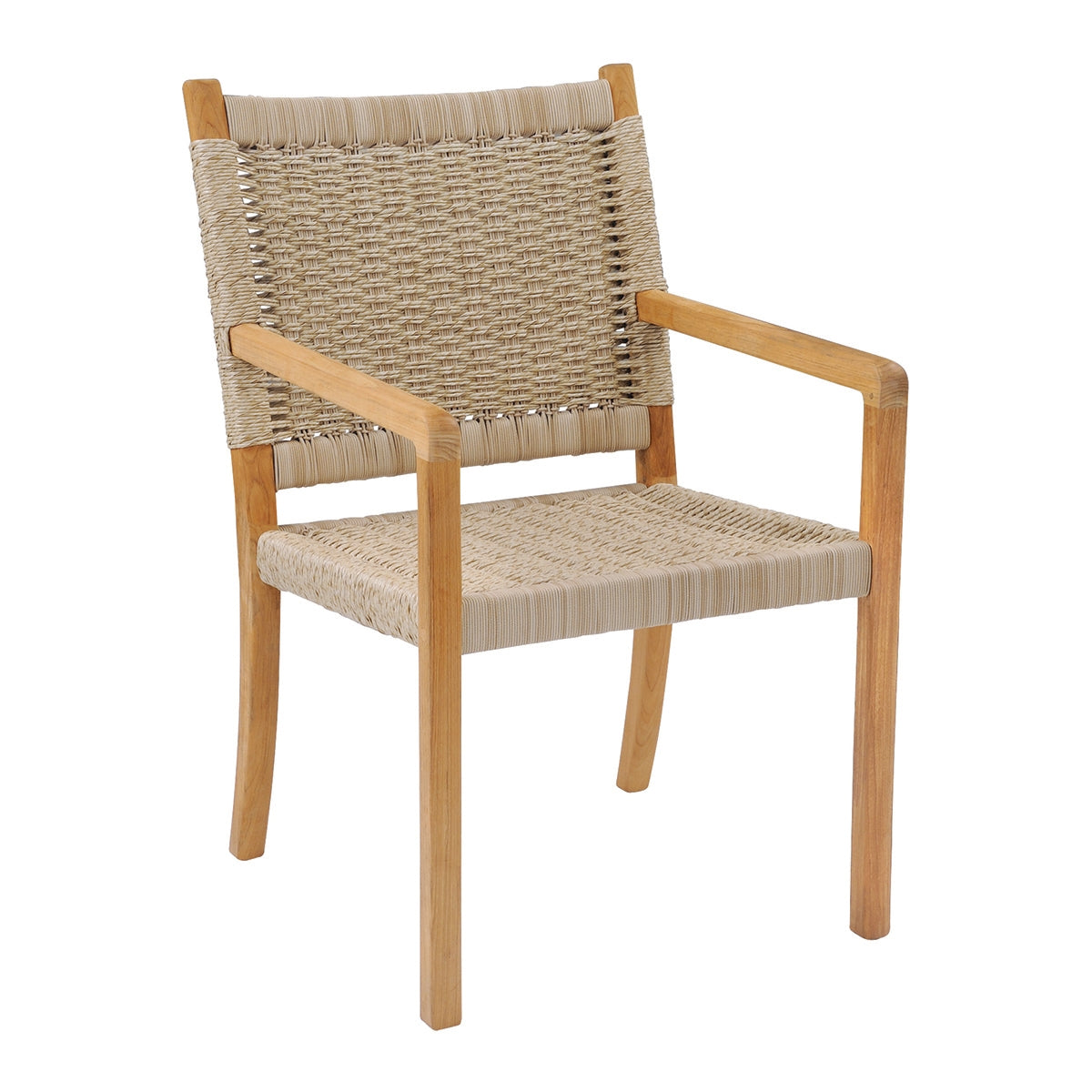 HUDSON Dining Arm Chair - Natural Cord