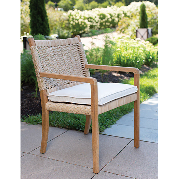 HUDSON Dining Arm Chair - Natural Cord